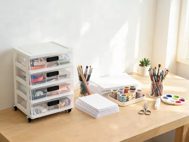 Craft organizer cart